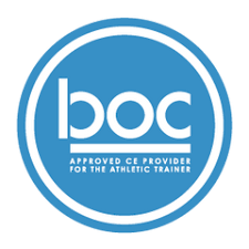 BOC Approved Provider for the Athletic Trainer, AP# P12257